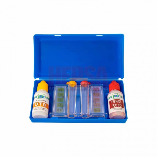 KIT ANALIZADOR DE CLORO Y PH PANDA POOL PRODUCTS 012-003-A-001